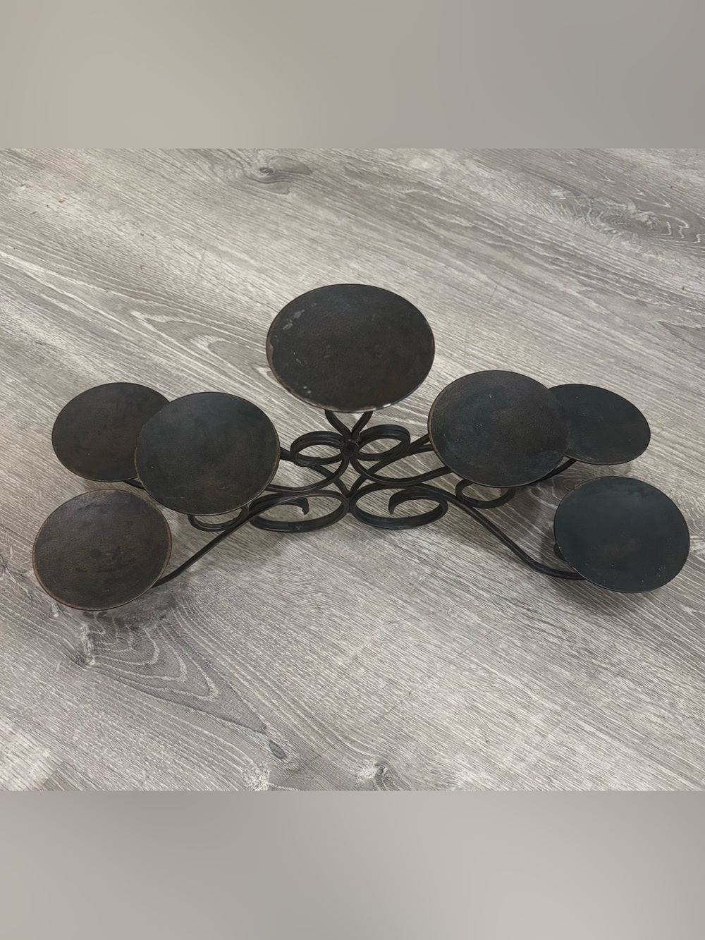 Wrought Iron style candelabra vintage
